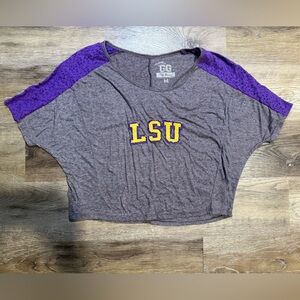Vintage to-a Tee LSU Boho cropped tee